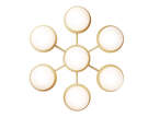 Liila Star Wall/Ceiling Light, nordic gold/opal