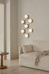 Liila 7 Wall/Ceiling Light, nordic gold/opal