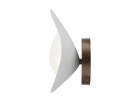 Florii 1 Wall Lamp, dark bronze/white