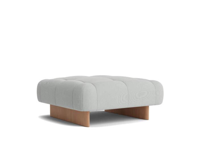 Quilton Lift Ottoman, water based lacquered oak/Naveli 113