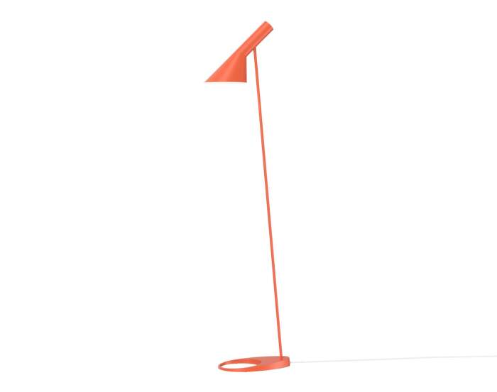 AJ Floor Lamp, electric orange