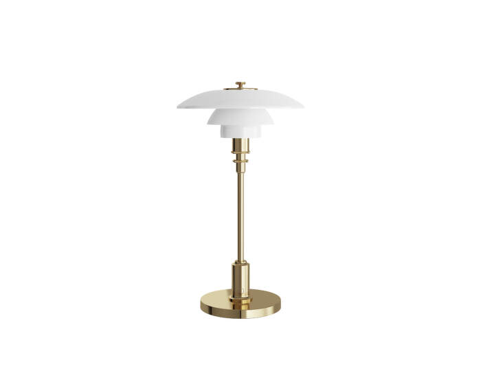 PH 2/1 Portable Lamp, brass metallised