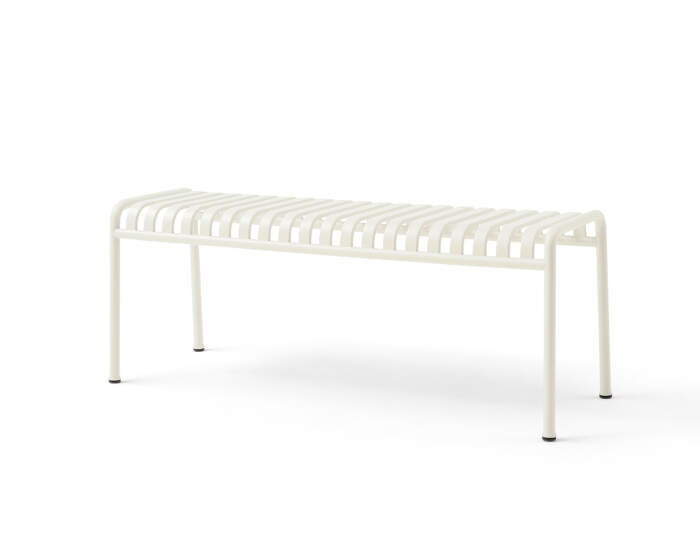 Palissade Bench, cream white