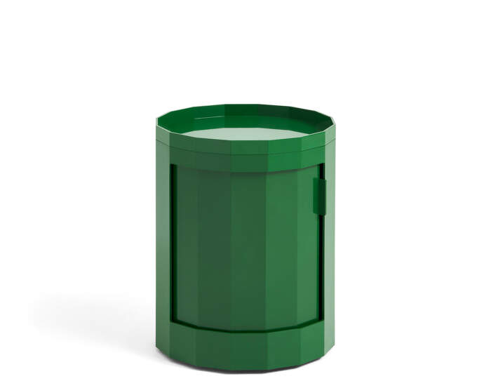 Facet Cabinet Low, spinach green