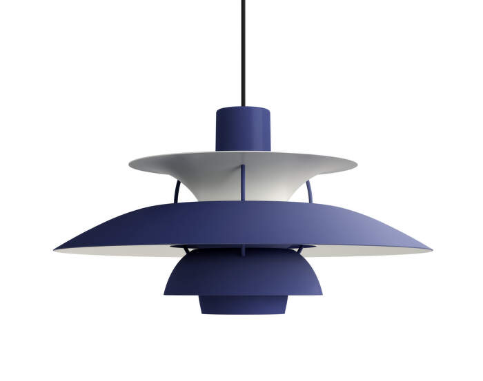 PH 5 Pendant Lamp, monochrome dusty indigo