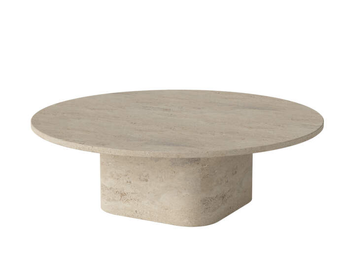 Eida Coffee Table Ø90 H32, sand travertine