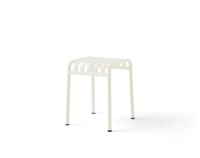 Palissade Stool, cream white