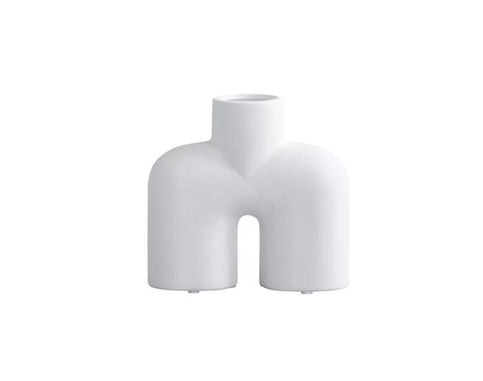 Cobra Vase Uno Mini, bone white