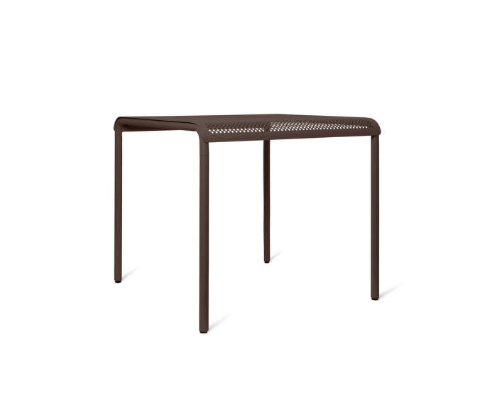 Dapple Table 80x80, dark chocolate