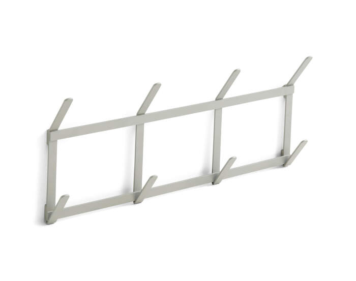 Tape Coat Rack Small, metallic grey