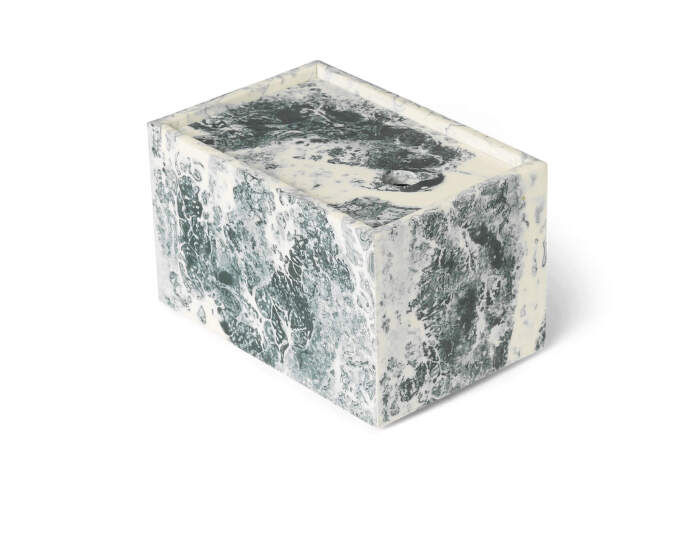 Mist Box 10x15, emerald off-white