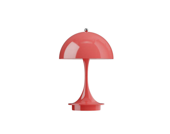 Panthella 160 Portable Lamp V3, opaque coral