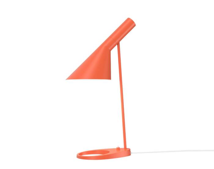 AJ Table Lamp, electric orange