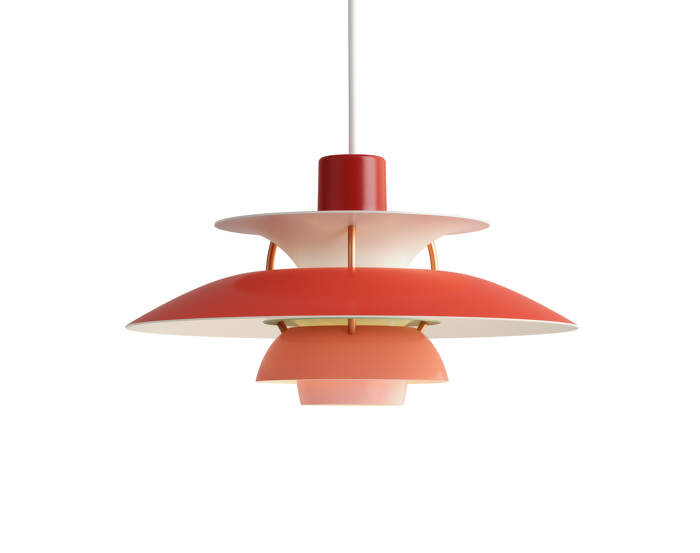 PH 5 Mini Pendant Lamp, hues of red