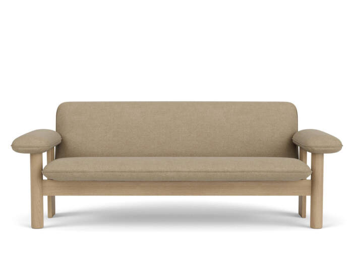 Brasilia Sofa, Bouclé 02/natural oak