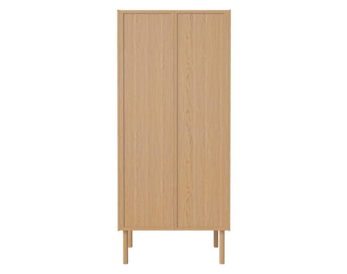 Cana Wardrobe w. Wooden Doors, oiled oak