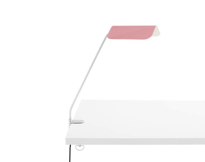 Apex Desk Clip Lamp, luis pink