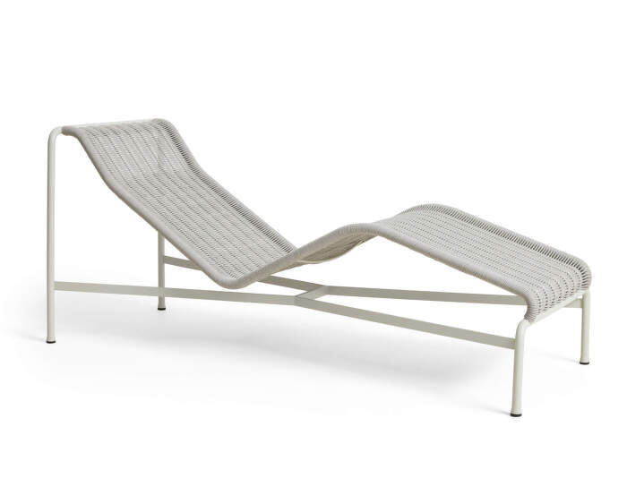 Palissade Cord Chaise Longue, sky grey