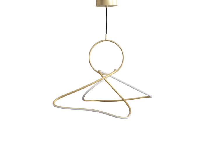 Kumo Chandelier Mini, brass