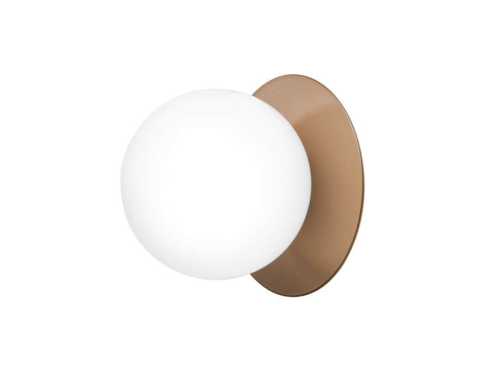 Liila 1 Wall/Ceiling Light Medium, dark bronze/opal