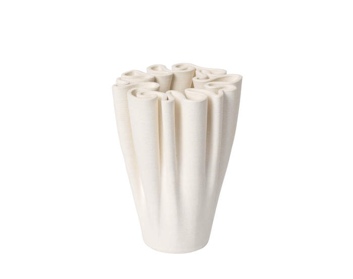 Dedali Vase H11, off-white