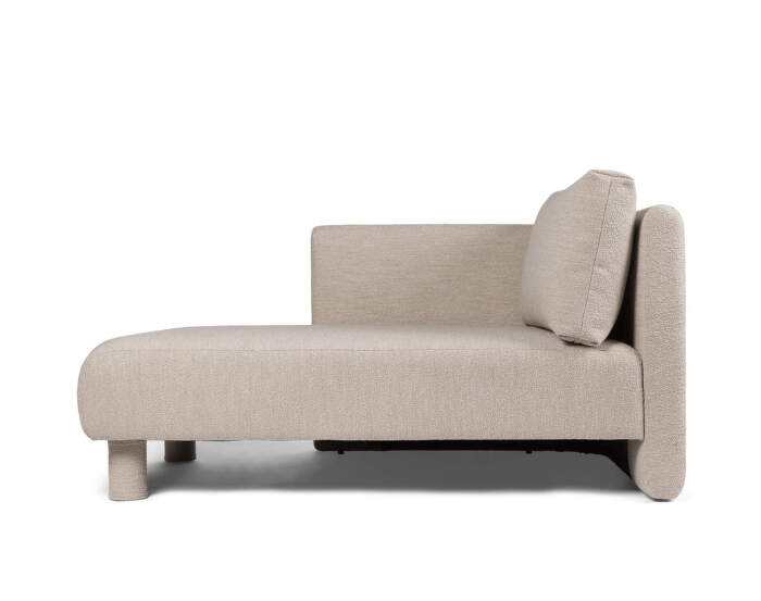 Dase Sofa Chaise Lounge Left Modul, Soft Bouclé natural