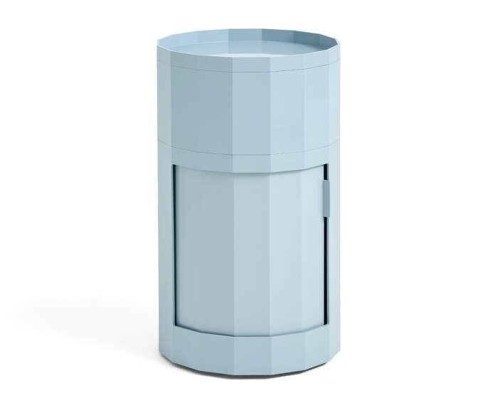 Facet Cabinet High, misty blue