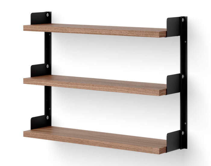 Tea Shelf, walnut/black