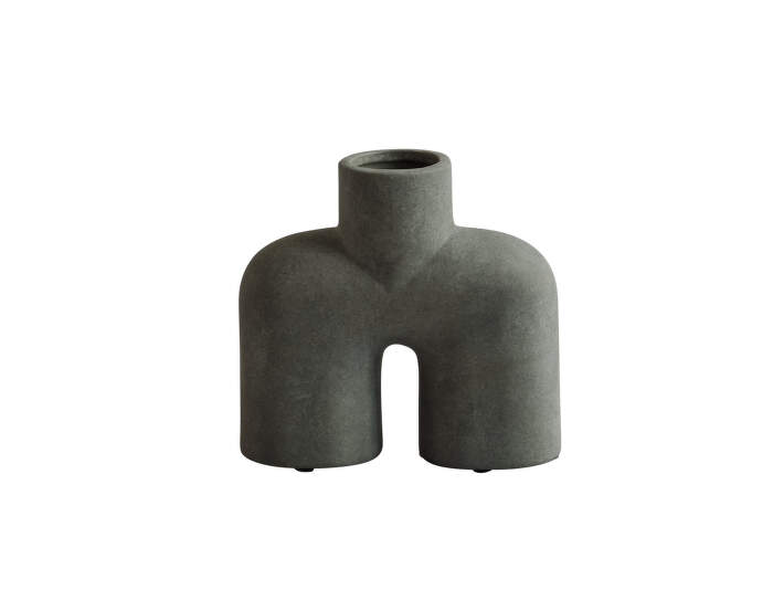 Cobra Vase Uno Mini, dark grey