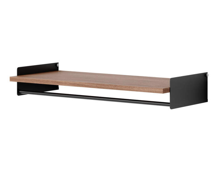 New Works Wardrobe Shelf Kit, walnut/black