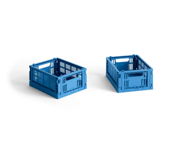 Colour Crate Mini, set of 2, electric blue