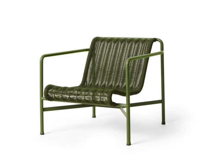 Palissade Cord Lounge Chair Low, olive