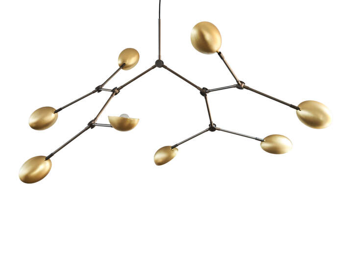 Drop Chandelier, brass