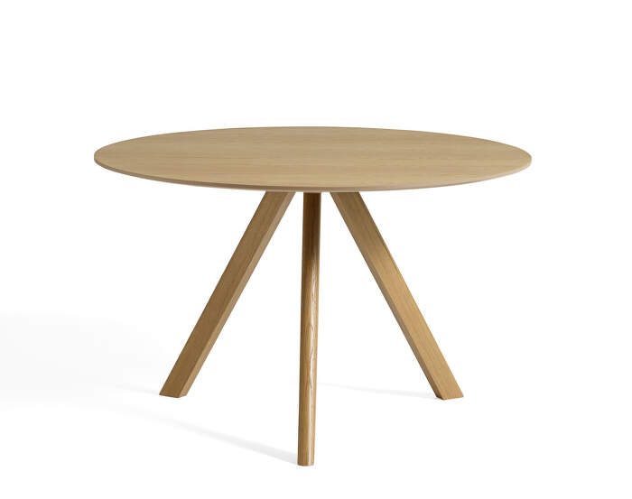 Copenhague CPH 20 Table Ø120, oak/oak veneer