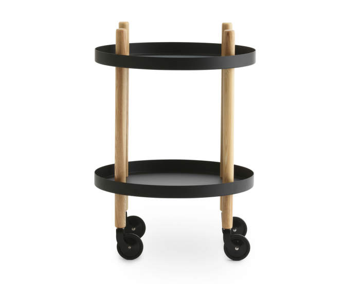 Block Table Round, black