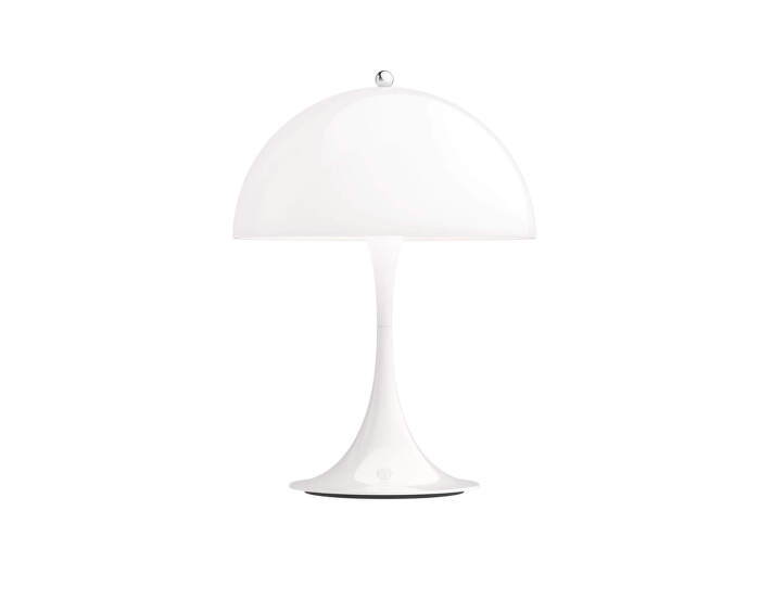 Panthella 250 Portable Lamp, white opal acryl