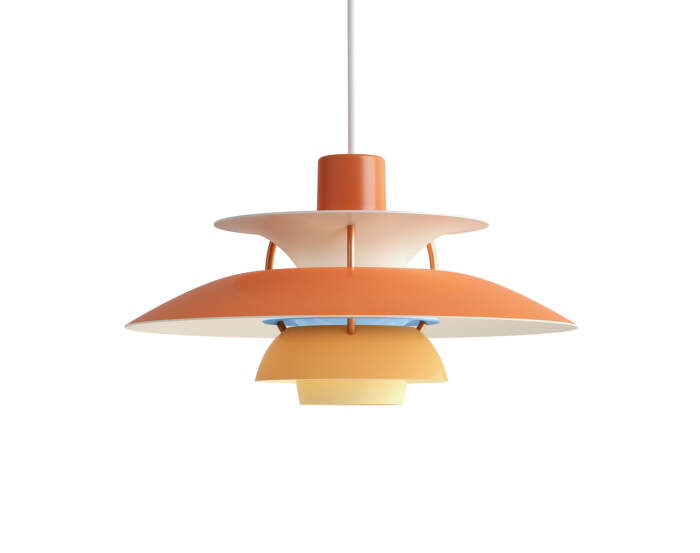 PH 5 Mini Pendant Lamp, hues of orange