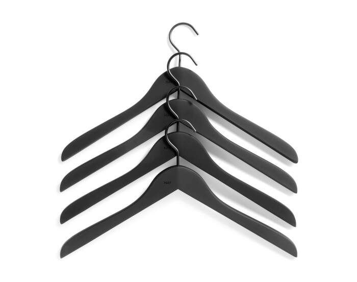 HAY Soft Coat Hanger slim, black