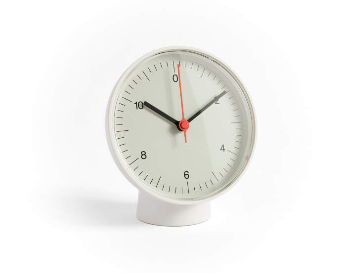 Table Clock, white