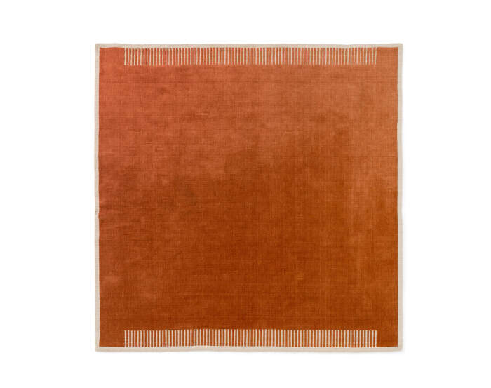 Duomo Rug 270x270, terracotta red