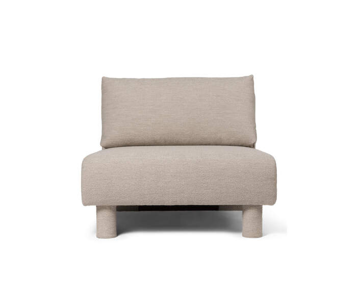 Dase Sofa Center Modul, Soft Bouclé natural