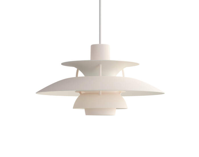 PH 5 Mini Pendant Lamp, monochrome pale blush