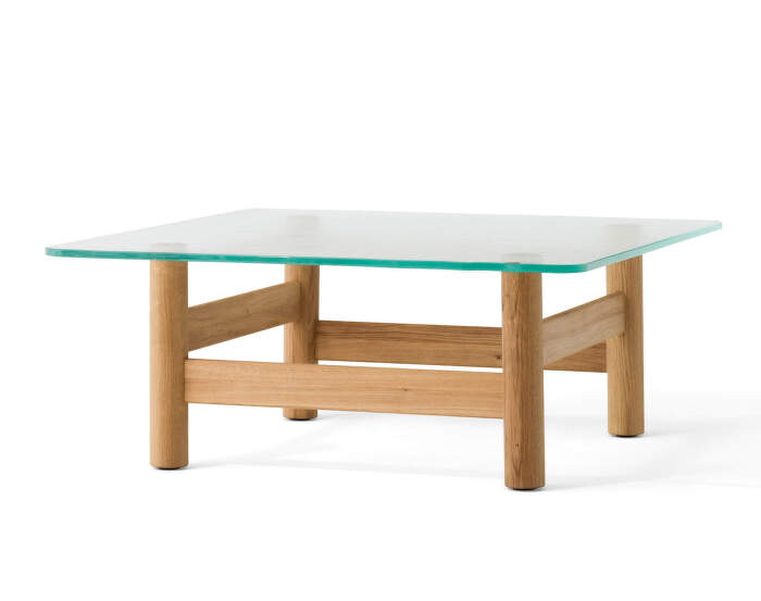 Brasilia Lounge Table, natural oak