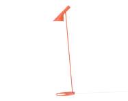 AJ Floor Lamp, electric orange