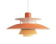 PH 5 Pendant Lamp, hues of orange