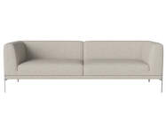 Caisa 3-Seater, brushed steel/Nantes sand