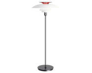 PH 80 Floor Lamp, opal white/chrome plated