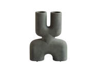 Cobra Vase Double Mini, dark grey