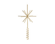 Brass Christmas Tree Top Star