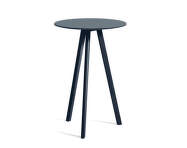 CPH 20 High Table Ø70, deep blue/smokey blue linoleum